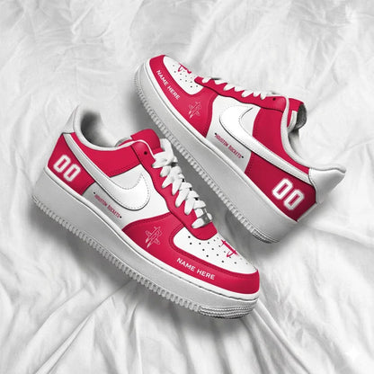 [HOT DEAL] NEW CUSTOMIZED NBA07 HRO HOUSTON ROCKETS AF1 SHOES