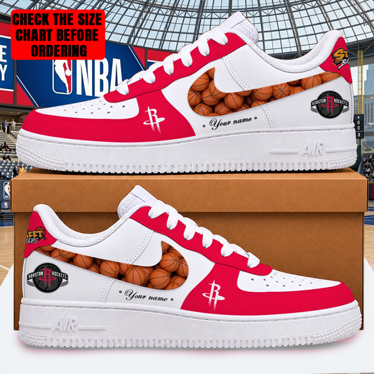 [HOT DEAL] NEW CUSTOMIZED NBA07 HRO HOUSTON ROCKETS AF1 SHOES