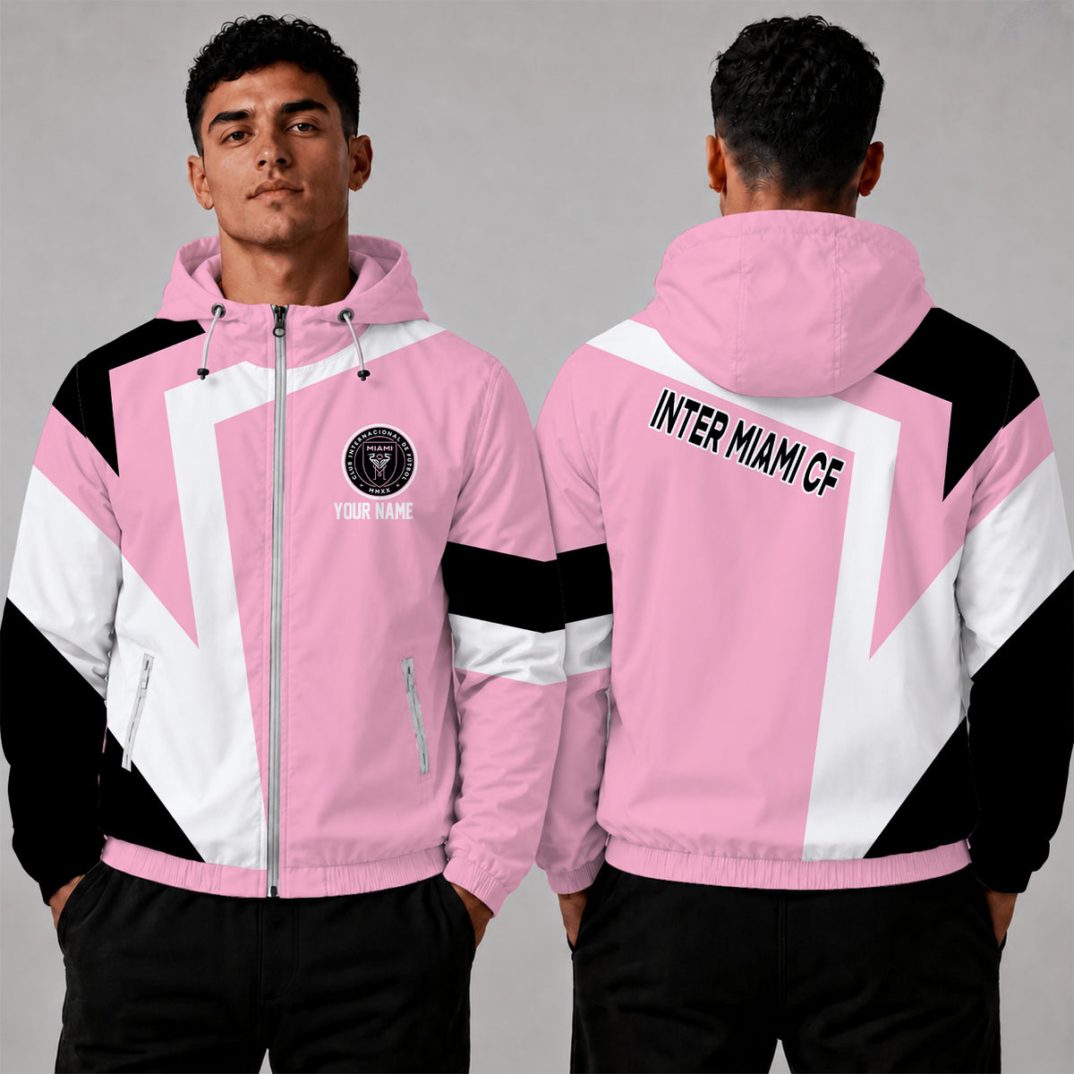 [FAN EXCLUSIVE] NEW CUSTOMIZED MLS07 IMC INTER MIAMI CF WINDBREAKER JACKET
