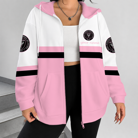 [FAN EXCLUSIVE] NEW CUSTOMIZED MLS07 IMC INTER MIAMI CF ZIP HOODIE
