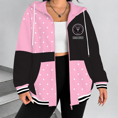 [FAN EXCLUSIVE] NEW CUSTOMIZED MLS07 IMC INTER MIAMI CF ZIP HOODIE