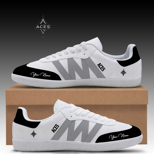 [FAN FAVORITE] NEW CUSTOMIZED WNBA07 LVA LAS VEGAS ACES CLASSIC SNEAKERS