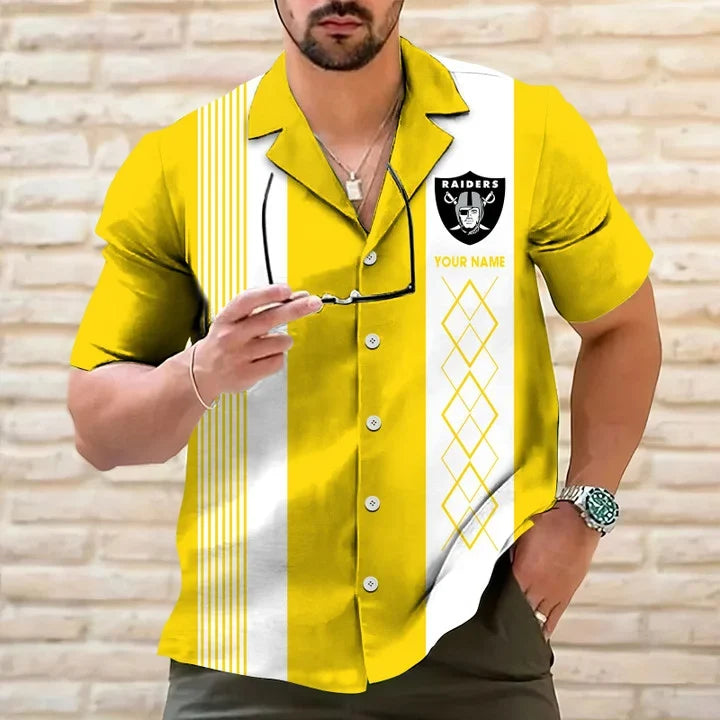 [SPECIAL OFFER] NEW CUSTOMIZED NFL07 LVR LAS VEGAS RAIDERS HAWAIIAN SHIRT