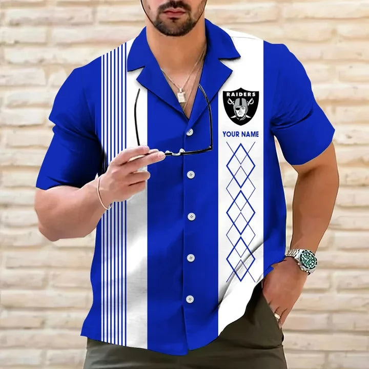 [SPECIAL OFFER] NEW CUSTOMIZED NFL07 LVR LAS VEGAS RAIDERS HAWAIIAN SHIRT