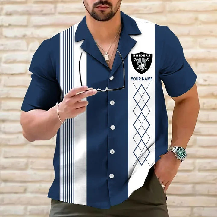 [SPECIAL OFFER] NEW CUSTOMIZED NFL07 LVR LAS VEGAS RAIDERS HAWAIIAN SHIRT
