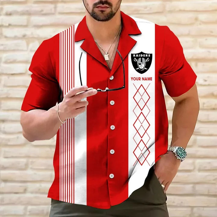 [SPECIAL OFFER] NEW CUSTOMIZED NFL07 LVR LAS VEGAS RAIDERS HAWAIIAN SHIRT