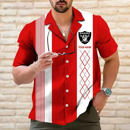 [SPECIAL OFFER] NEW CUSTOMIZED NFL07 LVR LAS VEGAS RAIDERS HAWAIIAN SHIRT