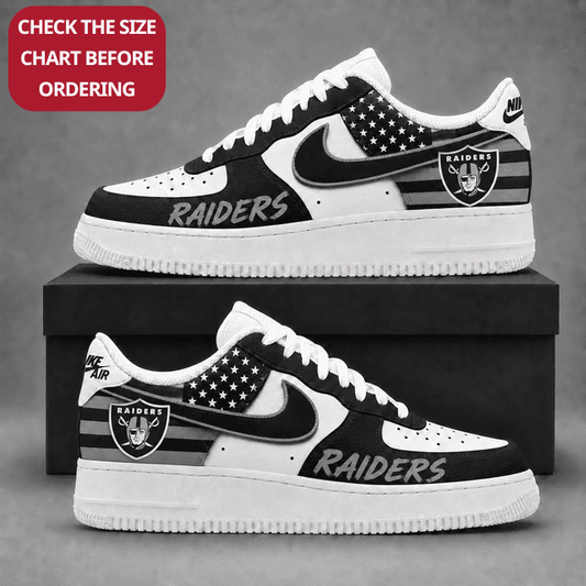 [SPECIAL OFFER] NEW CUSTOMIZED NFL07 LVR LAS VEGAS RAIDERS AF1 SHOES