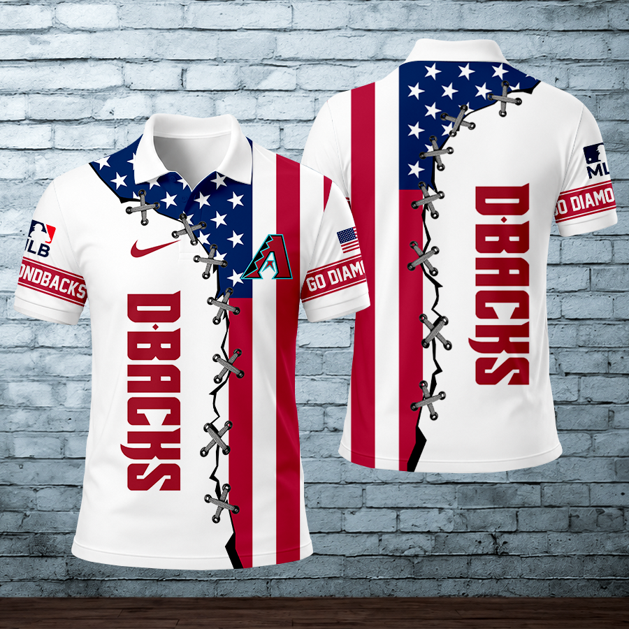 [FLASH SALE] NEW CUSTOMIZED MLB07 ADS ARIZONA DIAMONDBACKS POLO SHIRT