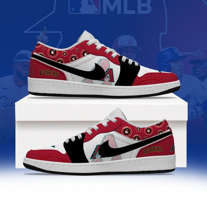 [FLASH SALE] NEW CUSTOMIZED MLB07 ADS ARIZONA DIAMONDBACKS AIR JORDAN LOW SHOES
