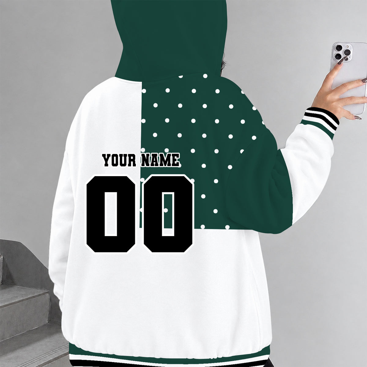 [FAN FAVORITE] NEW CUSTOMIZED NCAA MAM07 MSS MICHIGAN STATE SPARTANS STRAPPY ZIP HOODIE