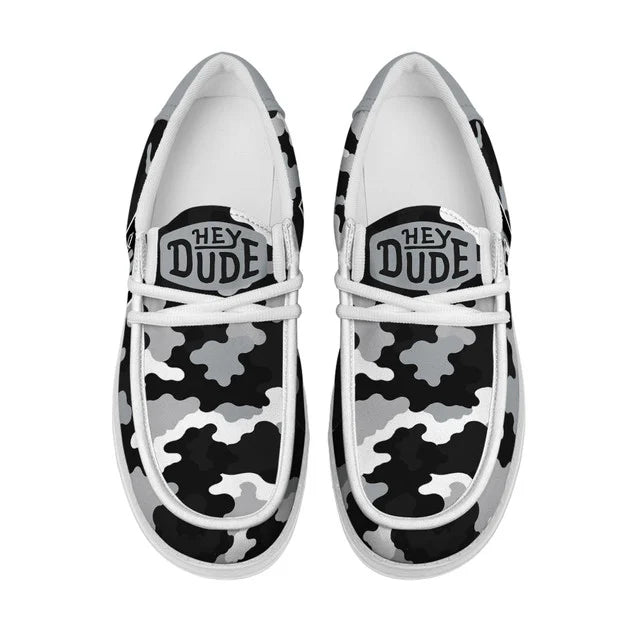 [SPECIAL OFFER] NEW CUSTOMIZED NFL07 LVR LAS VEGAS RAIDERS LOAFER SHOES