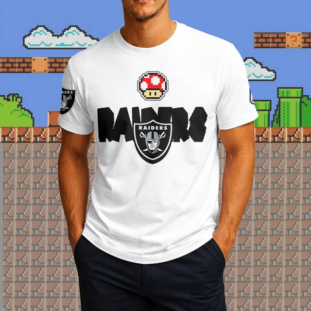 [SPECIAL OFFER] NEW CUSTOMIZED NFL07 LVR LAS VEGAS RAIDERS SUPER MARIO T-SHIRT, HOODIE, ZIP HOODIE