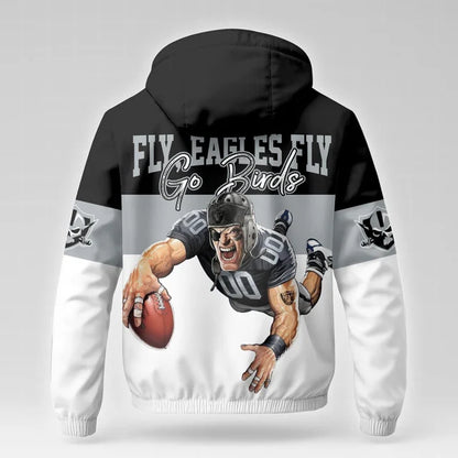 [SPECIAL OFFER] NEW CUSTOMIZED NFL07 LVR LAS VEGAS RAIDERS WINDBREAKER JACKET