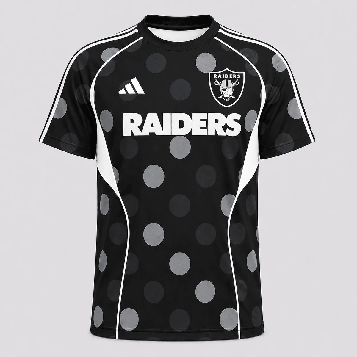 [SPECIAL OFFER] NEW CUSTOMIZED NFL07 LVR LAS VEGAS RAIDERS RAGLAN TEE