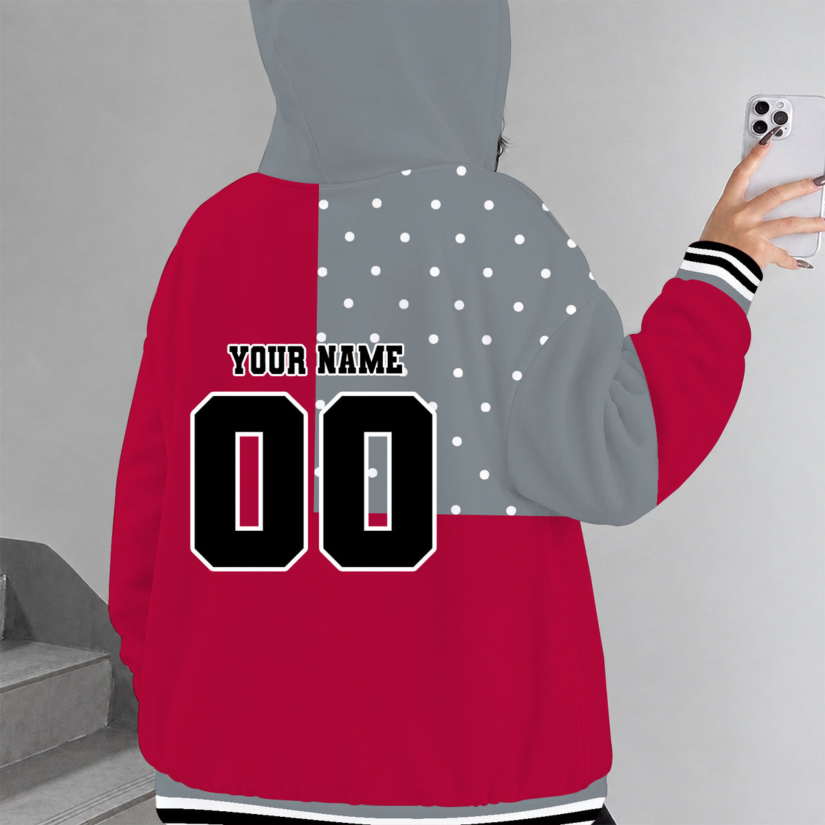 [FAN FAVORITE] NEW CUSTOMIZED NCAA FBS08 ABC ALABAMA CRIMSON TIDE ZIP HOODIE