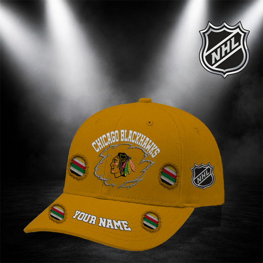 [SUPER SALE] NEW CUSTOMIZED NHL08 CBH CHICAGO BLACKHAWKS CLASSIC CAP