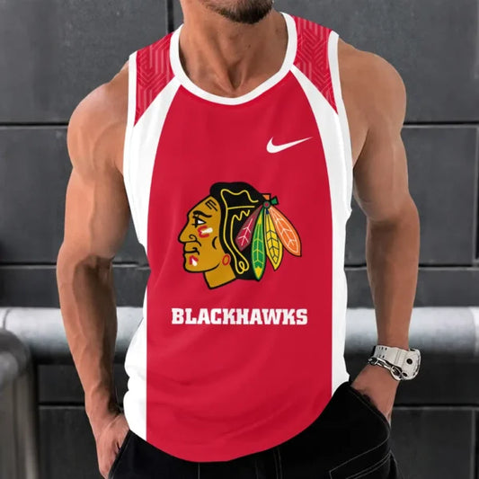 [SUPER SALE] NEW CUSTOMIZED NHL08 CBH CHICAGO BLACKHAWKS UNISEX TANK TOP