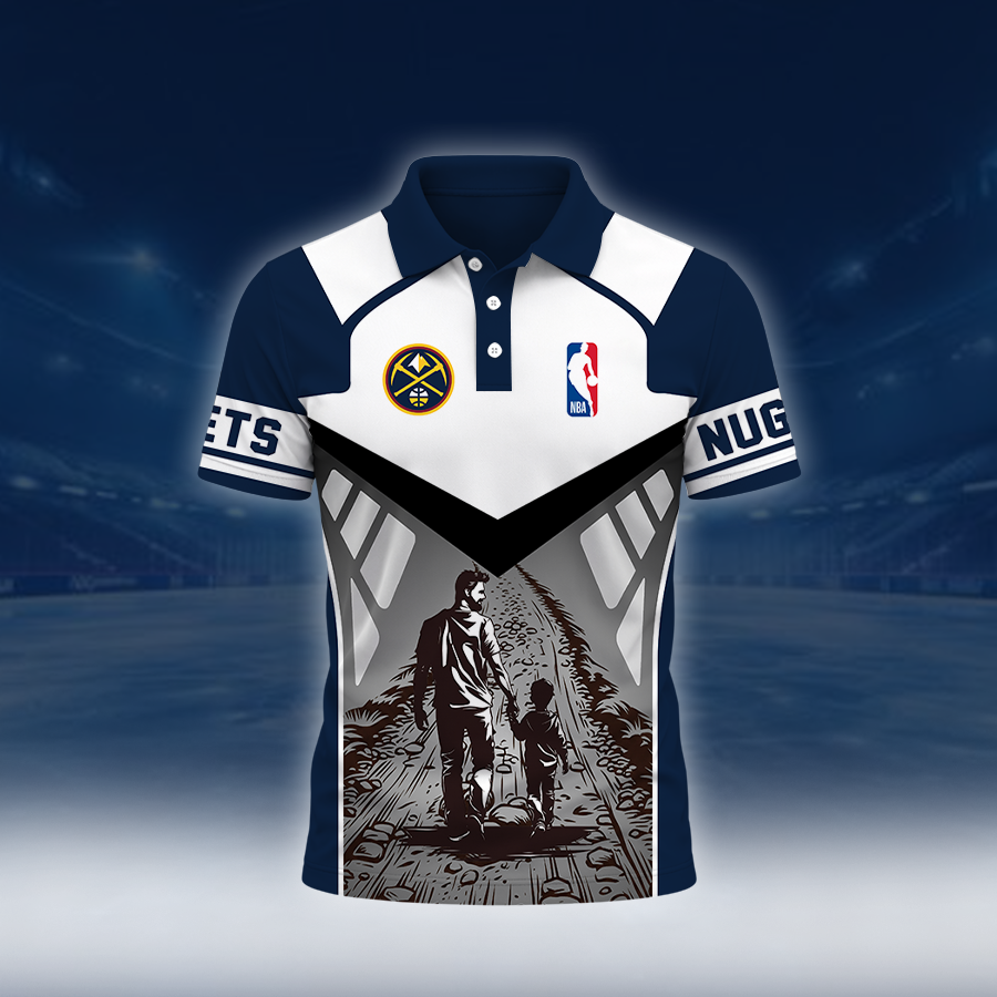 [HOT DEAL] NEW CUSTOMIZED NBA08 DNU DENVER NUGGETS POLO SHIRT