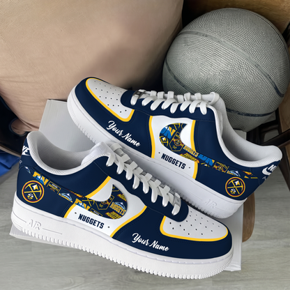 [HOT DEAL] NEW CUSTOMIZED NBA08 DNU DENVER NUGGETS AF1 SHOES