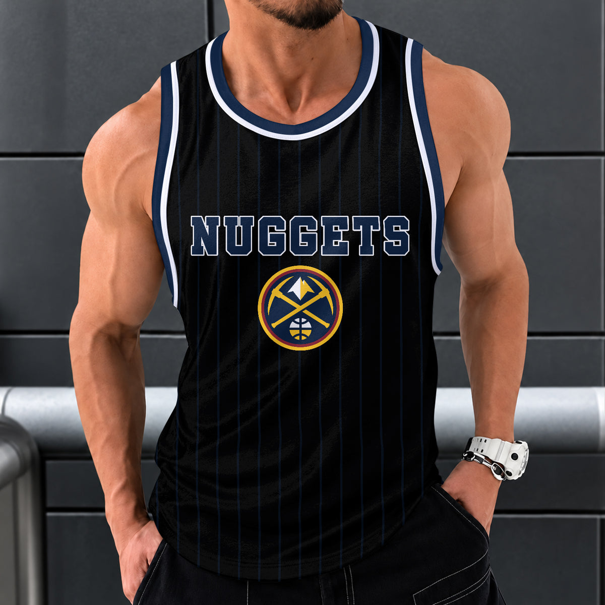 [HOT DEAL] NEW CUSTOMIZED NBA08 DNU DENVER NUGGETS UNISEX TANK TOP