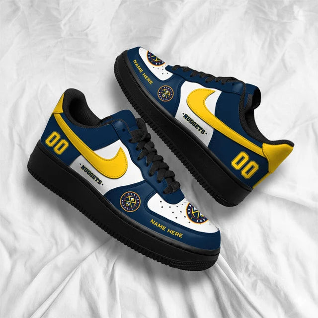 [HOT DEAL] NEW CUSTOMIZED NBA08 DNU DENVER NUGGETS AF1 SHOES