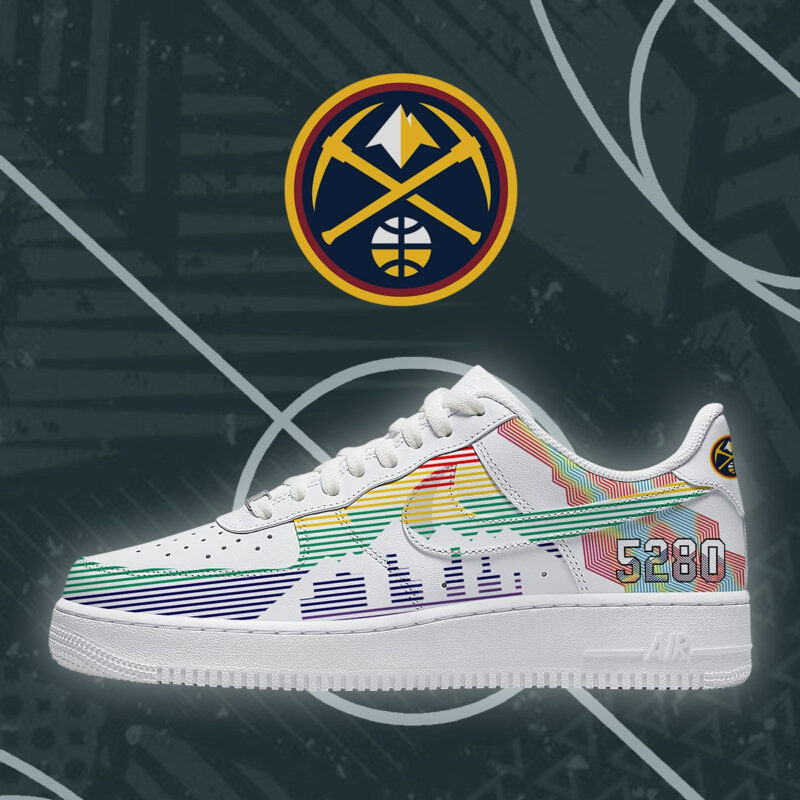 [HOT DEAL] NEW CUSTOMIZED NBA08 DNU DENVER NUGGETS AF1 SHOES