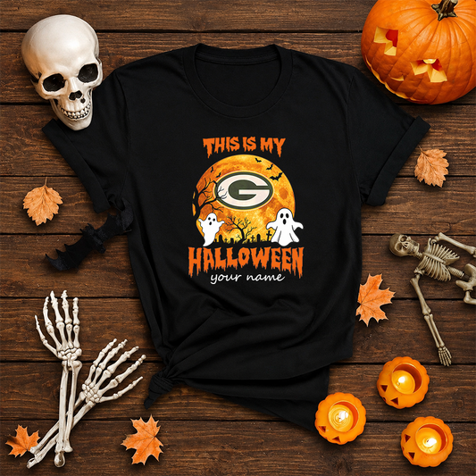 [SPECIAL OFFER] NEW CUSTOMIZED NFL08 GBP GREEN BAY PACKERS  HALLOWEEN T-SHIRT, HOODIE & ZIP HOODIE