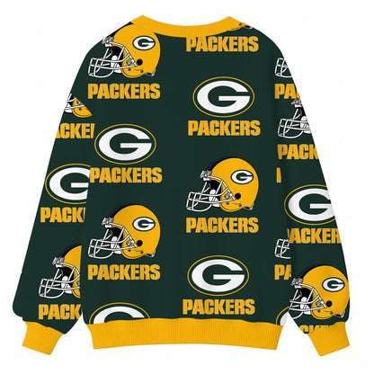 [SPECIAL OFFER] NEW CUSTOMIZED NFL08 GBP GREEN BAY PACKERS CARDIGAN