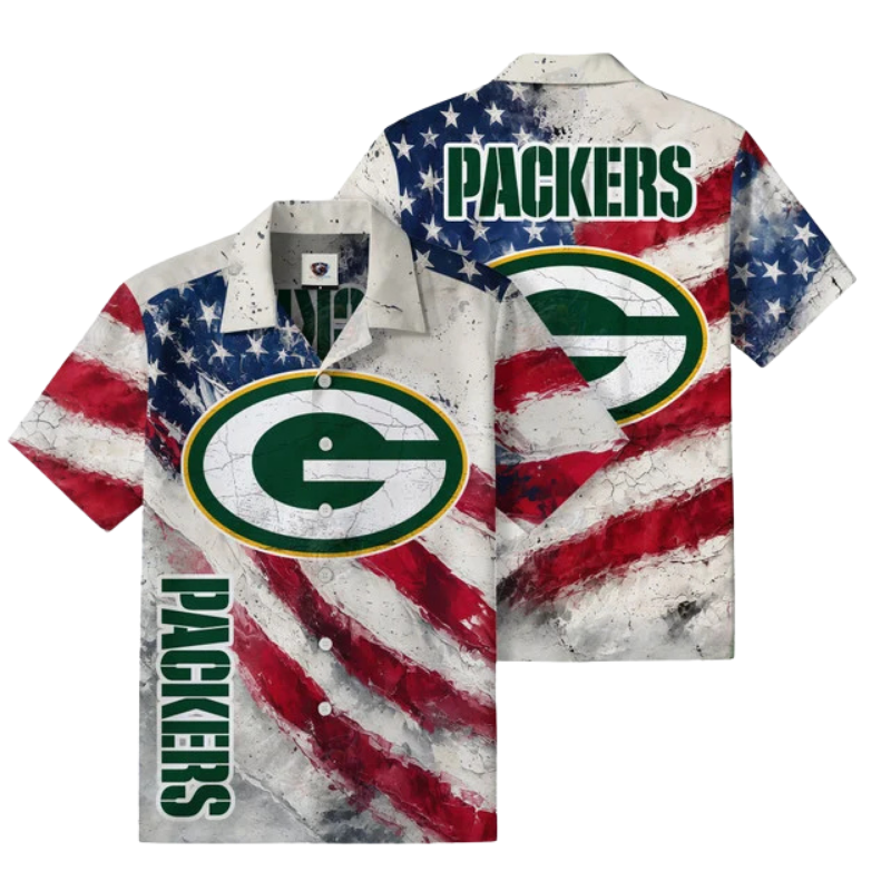 [SPECIAL OFFER] NEW CUSTOMIZED NFL08 GBP GREEN BAY PACKERS UNISEX HAWAIIAN SHIRT