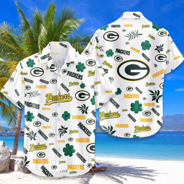 LIMITED EDITION - NEW CUSTOMIZED NFL08 GBP GREEN BAY PACKERS UNISEX HAWAIIAN SHIRT
