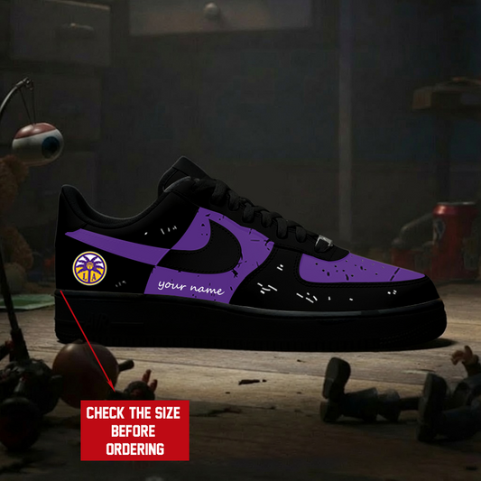 [FAN FAVORITE] NEW CUSTOMIZED WNBA08 LAS LOS ANGELES SPARKS AF1 SHOES