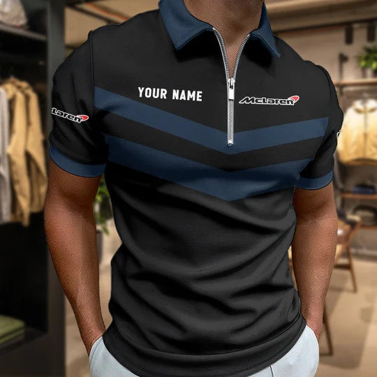[FAN MUST-HAVE] NEW CUSTOMIZED F108 MCL LAREN ZIP POLO SHIRT