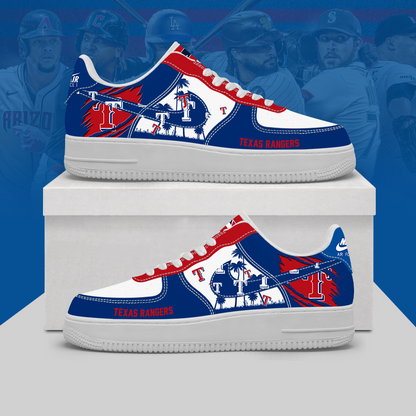 [FLASH SALE] NEW CUSTOMIZED MLB08 TRS TEXAS RANGERS AF1 SHOES