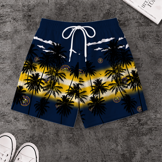 [HOT DEAL] NEW CUSTOMIZED NBA08 DNU DENVER NUGGETS SHORT PANTS