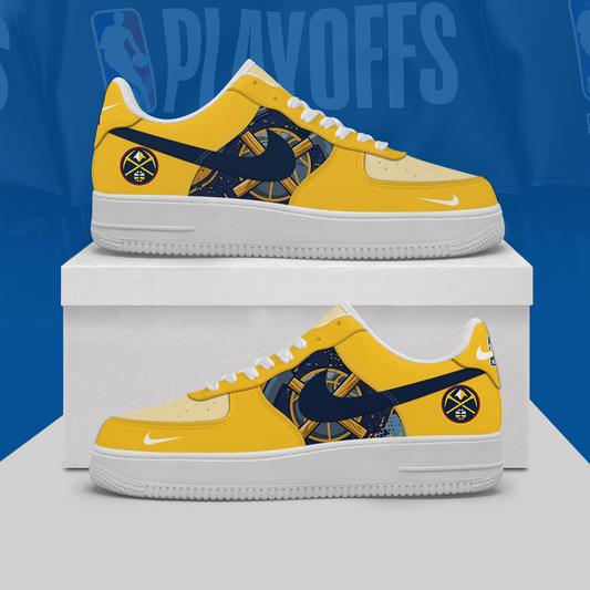 [HOT DEAL] NEW CUSTOMIZED NBA08 DNU DENVER NUGGETS AF1 SHOES