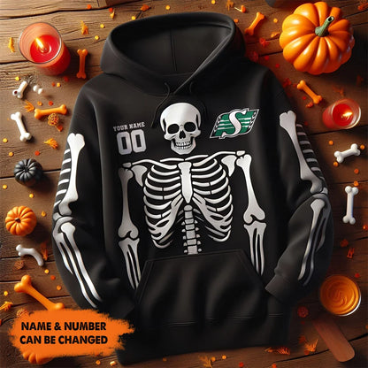 [FAN EXCLUSIVE] NEW CUSTOMIZED CFL08 SSK SASKATCHEWAN ROUGHRIDERS HOODIE & ZIP HOODIE