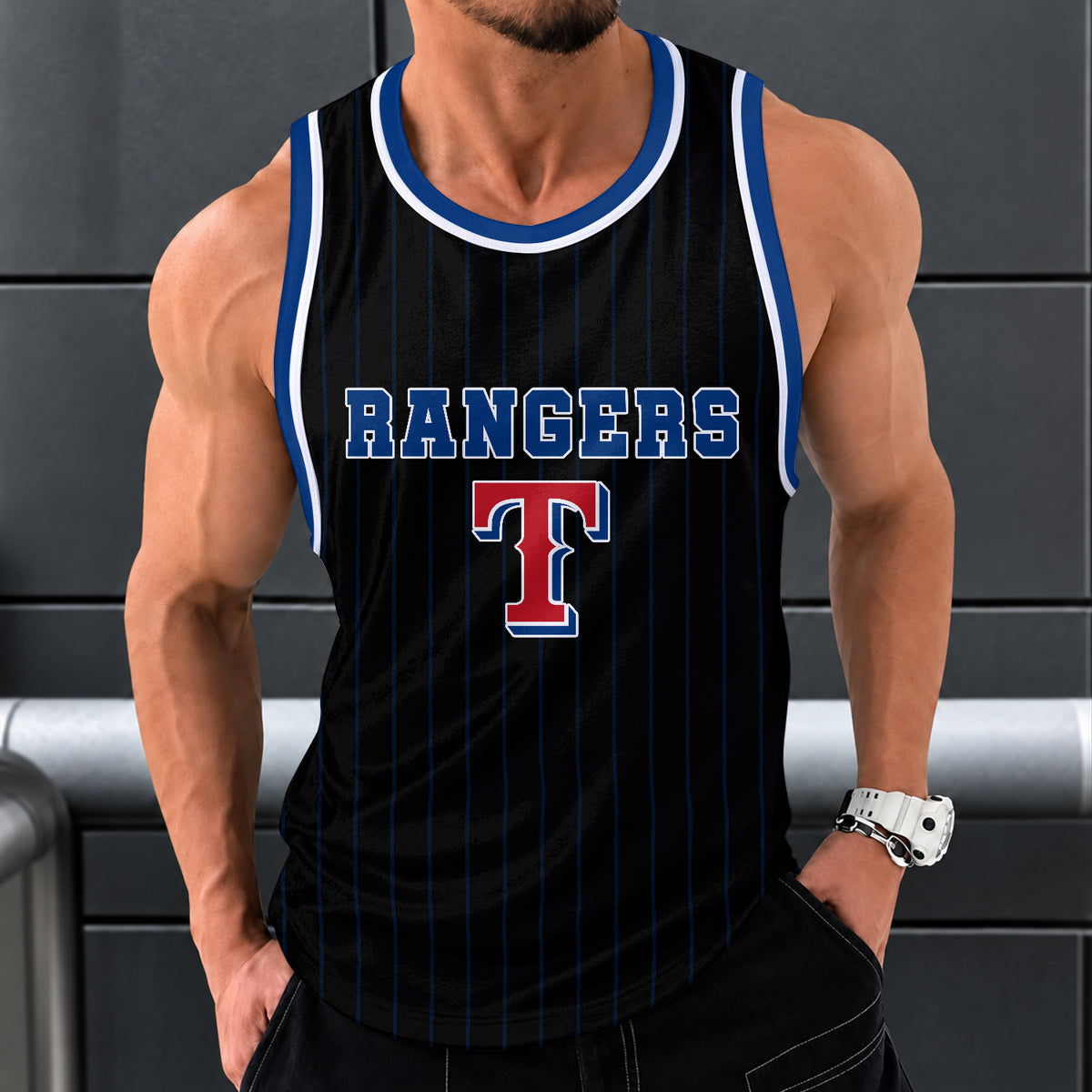 [FLASH SALE] NEW CUSTOMIZED MLB08 TRS TEXAS RANGERS UNISEX TANK TOP