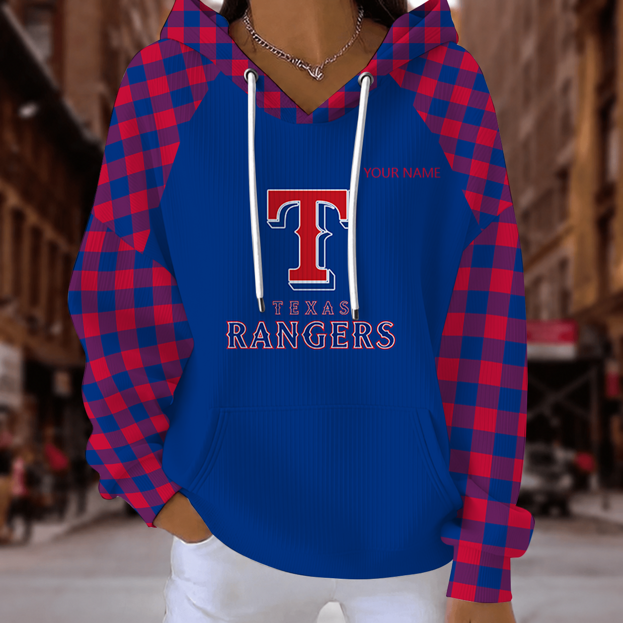 [FLASH SALE] NEW CUSTOMIZED MLB08 TRS TEXAS RANGERS RIBBED HOODIE & SWEATSHIRT