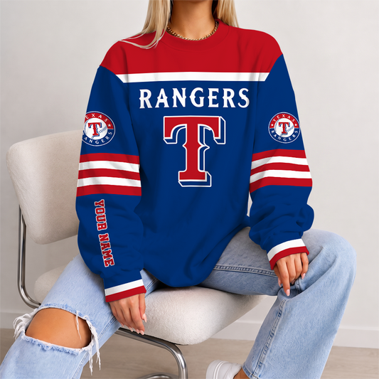 [FLASH SALE] NEW CUSTOMIZED MLB08 TRS TEXAS RANGERS UNISEX SWEATSHIRT