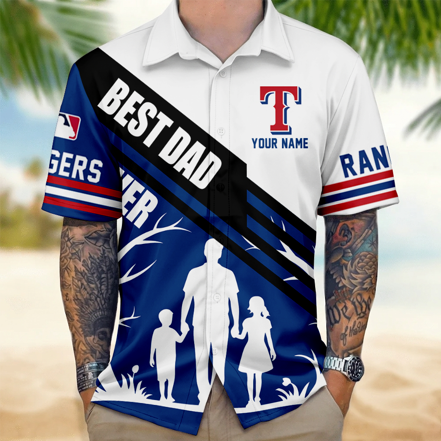 LIMITED EDITION - NEW CUSTOMIZED MLB08 TRS TEXAS RANGERS UNISEX HAWAIIAN SHIRT