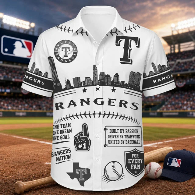 [FLASH SALE] NEW CUSTOMIZED MLB08 TRS TEXAS RANGERS UNISEX HAWAIIAN SHIRT