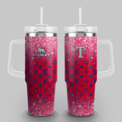 [FLASH SALE] NEW CUSTOMIZED MLB08 TRS TEXAS RANGERS 40OZ TUMBLER