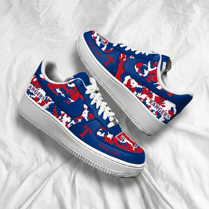 [FLASH SALE] NEW CUSTOMIZED MLB08 TRS TEXAS RANGERS AF1 SHOES