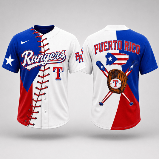 [FLASH SALE] NEW CUSTOMIZED MLB08 TRS TEXAS RANGERS BASEBALL JERSEY