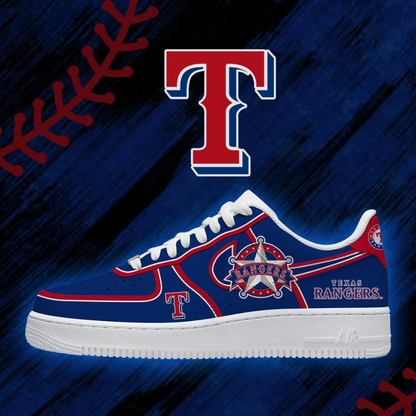 [FLASH SALE] NEW CUSTOMIZED MLB08 TRS TEXAS RANGERS AF1 SHOES