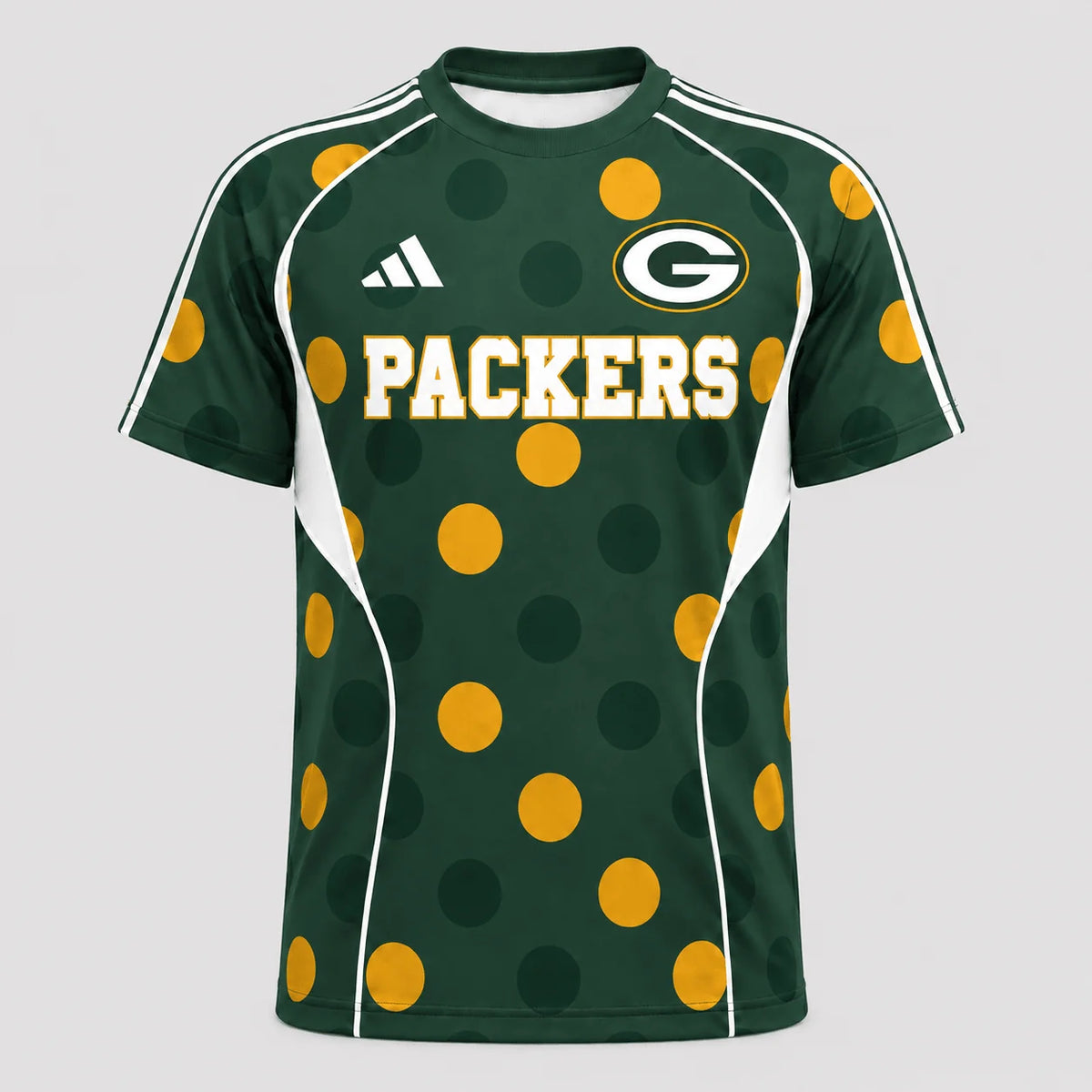 [SPECIAL OFFER] NEW CUSTOMIZED NFL08 GBP GREEN BAY PACKERS RAGLAN TEE