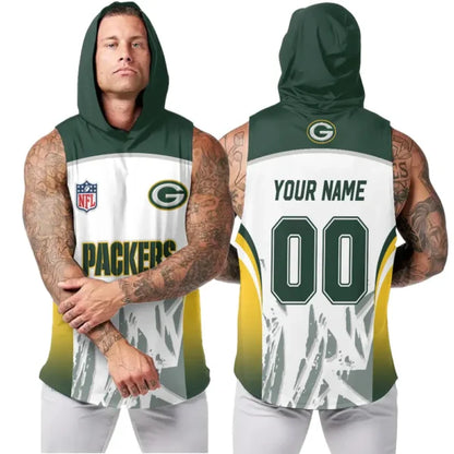 [SPECIAL OFFER] NEW CUSTOMIZED HOODED NFL08 GBP GREEN BAY PACKERS TANK TOP