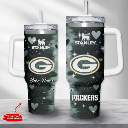 [SPECIAL OFFER] NEW CUSTOMIZED NFL08 GBP GREEN BAY PACKERS HALLOWEEN  40OZ TUMBLER