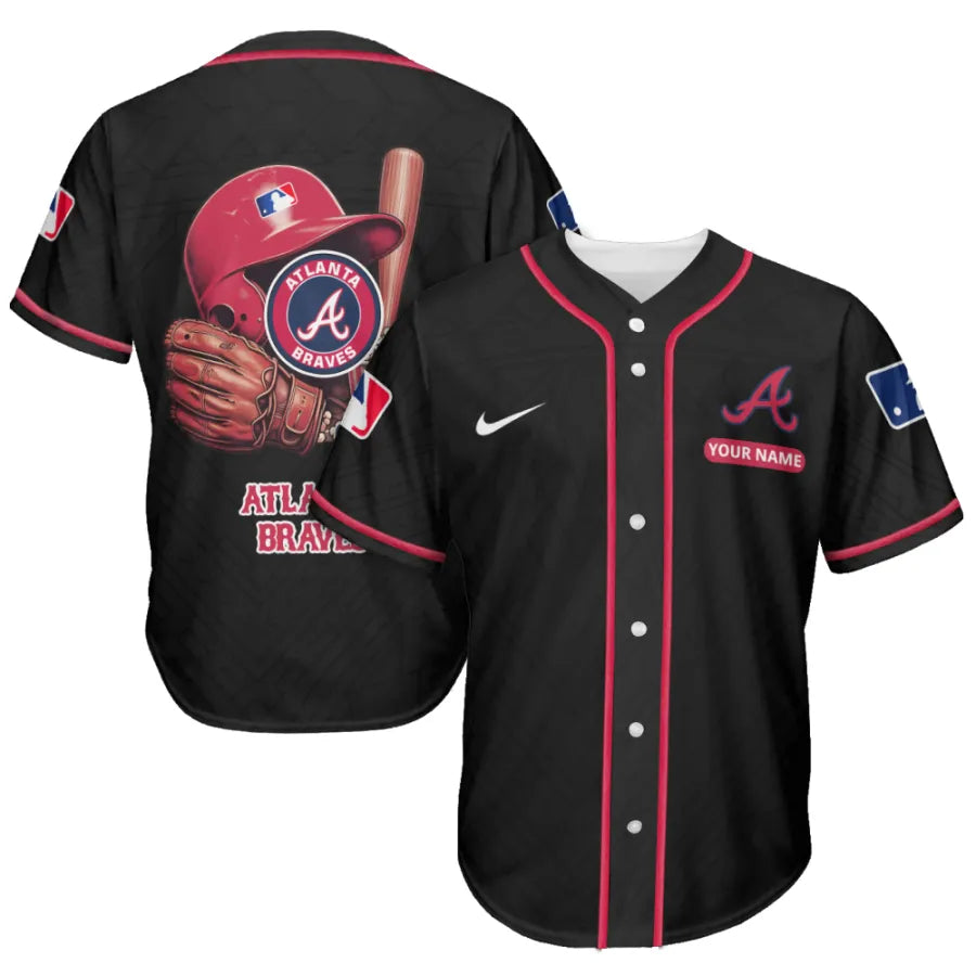 [FLASH SALE] NEW CUSTOMIZED MLB09 ABS ATLANTA BRAVES BASEBALL JERSEY